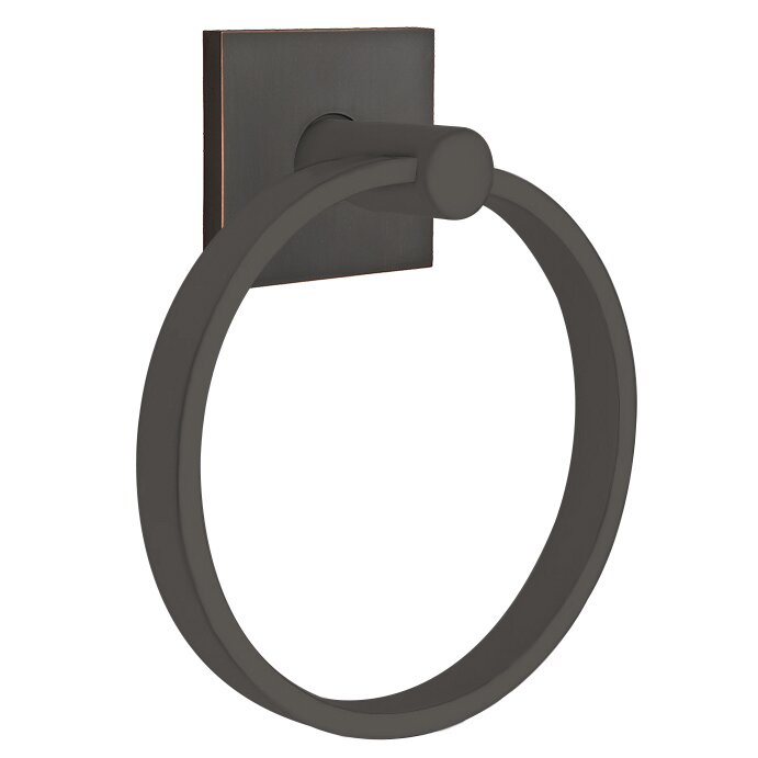 Square Towel Ring in Oil Rubbed Bronze