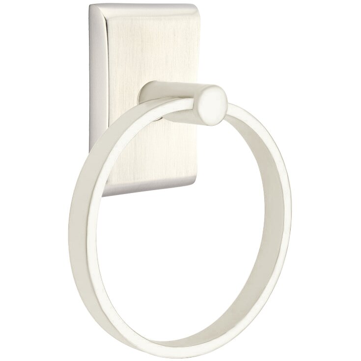 Neos Towel Ring in Satin Nickel