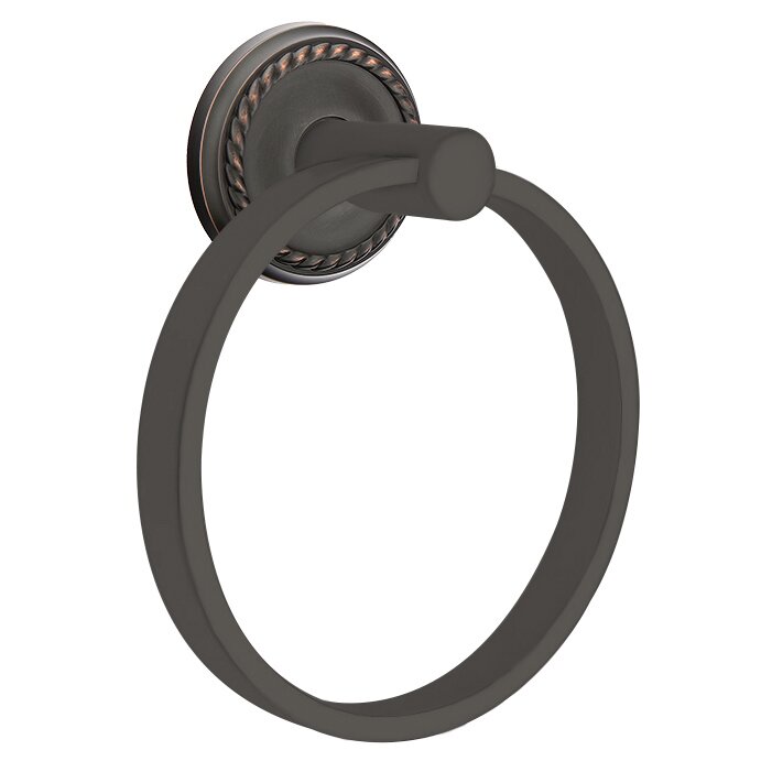 Rope Towel Ring in Oil Rubbed Bronze