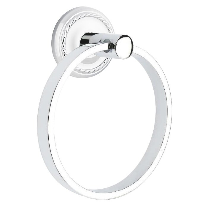 Rope Towel Ring in Polished Chrome