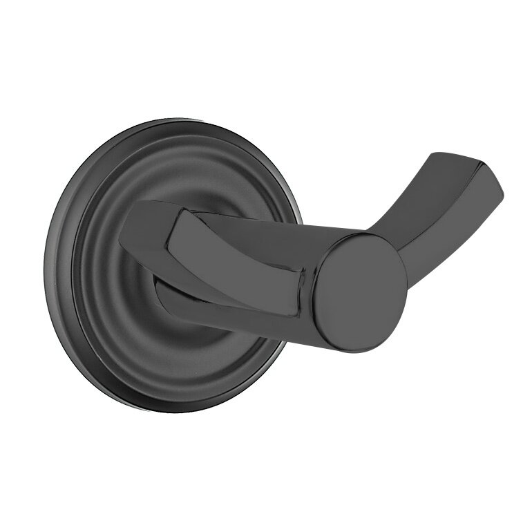 Regular Double Hook in Flat Black