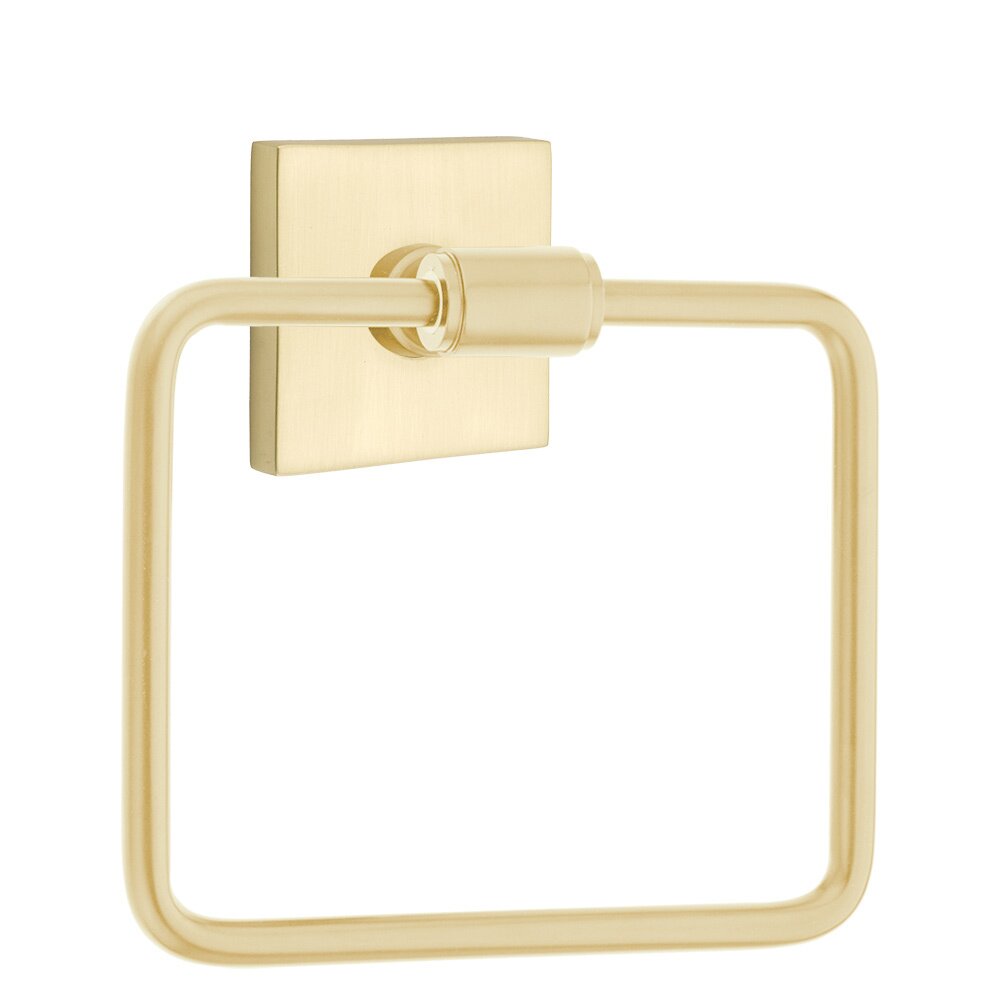 Transitional Brass Collection - Transitional Brass Towel Ring with