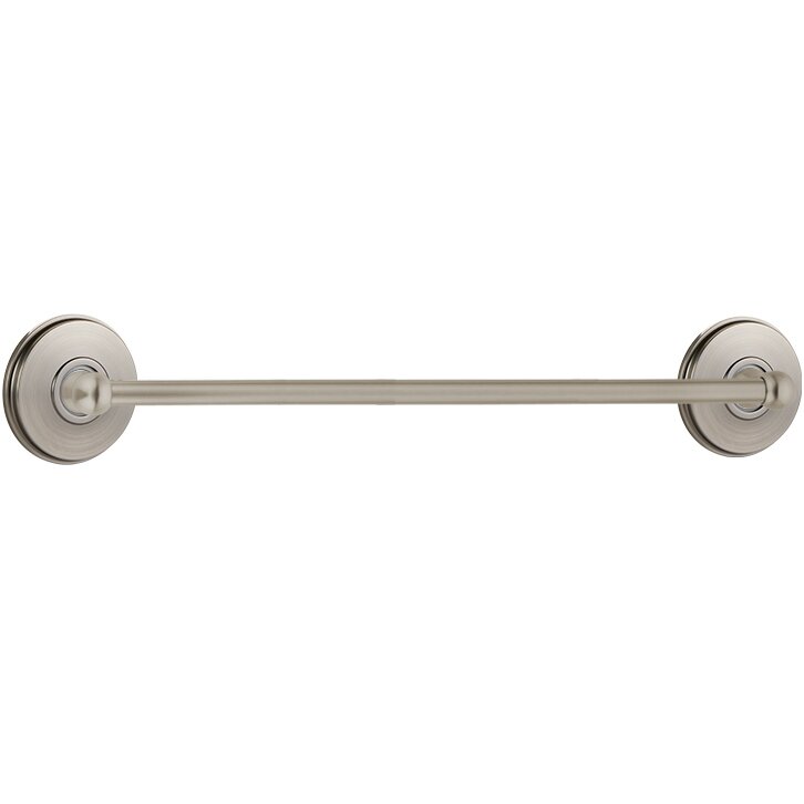 30" Single Towel Bar with Watford Rose in Pewter