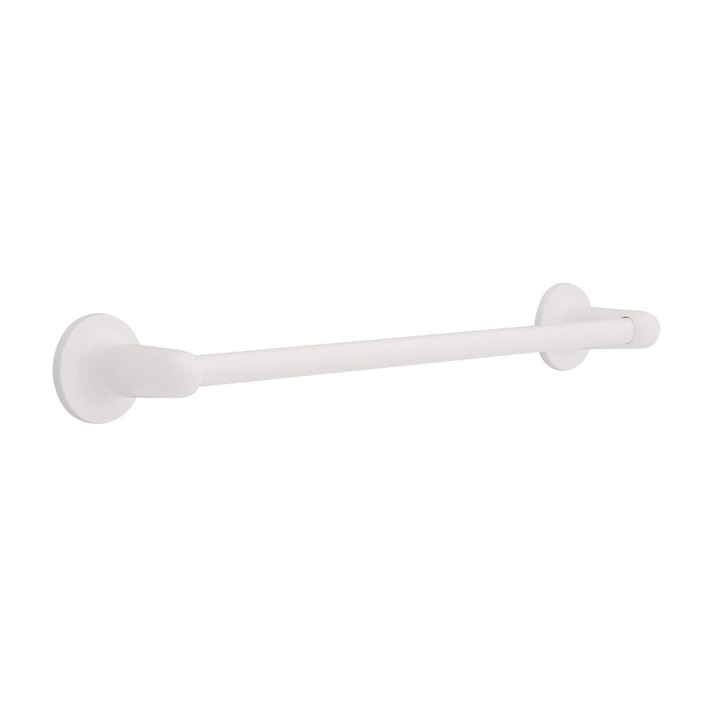 18" Towel Bar in White