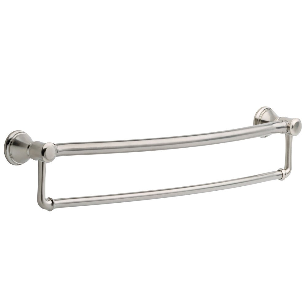 24" Single Towel Bar with Assist Bar in Brilliance Stainless Steel