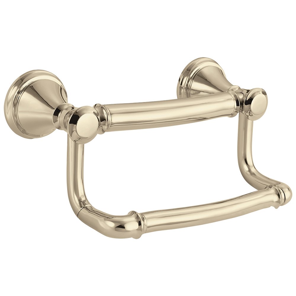 Toilet Paper Holder with Assist Bar in Polished Nickel