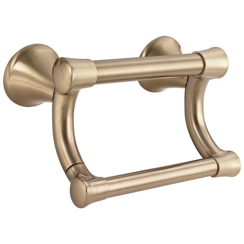 Toilet Paper Holder with Assist Bar in Champagne Bronze