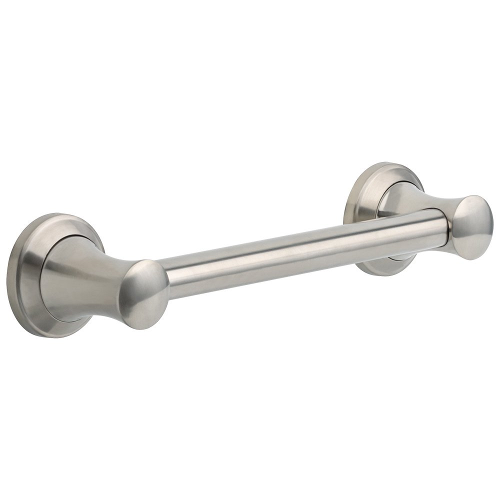 12" Decorative Grab Bar in Brilliance Stainless Steel