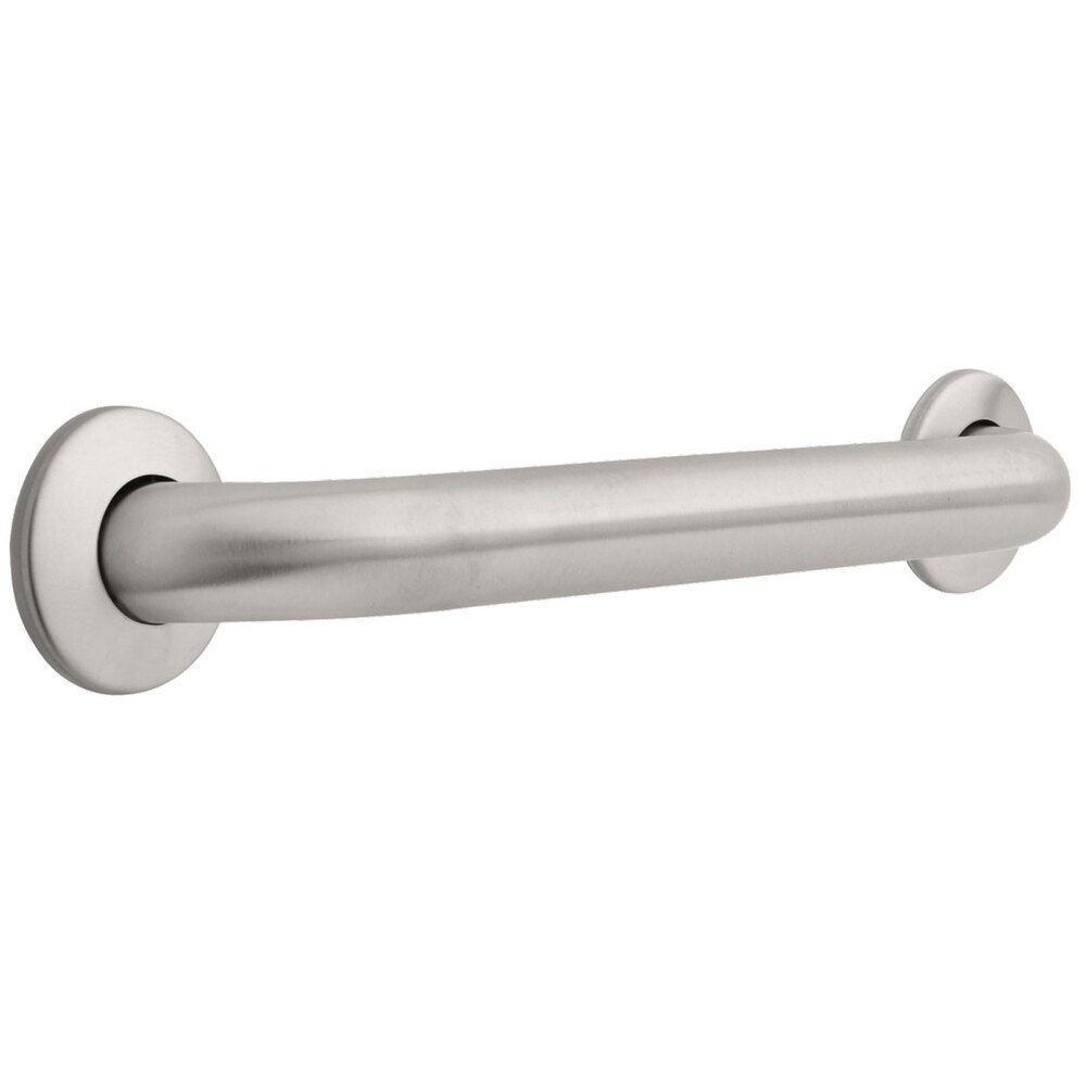 1-1/2" OD x 16" Grab Bar, Concealed Mount in Stainless Steel