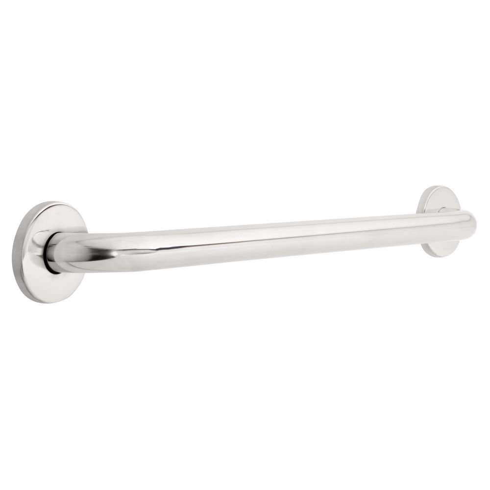 1 1/4" OD x 24" Length Concealed Mounting in Bright Stainless Steel