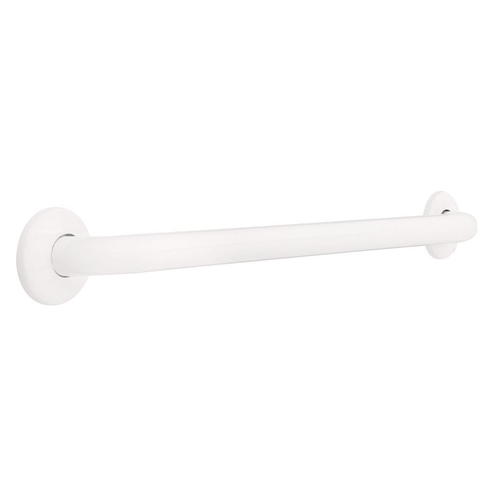 1 1/4" OD x 24" Length Concealed Mounting in White