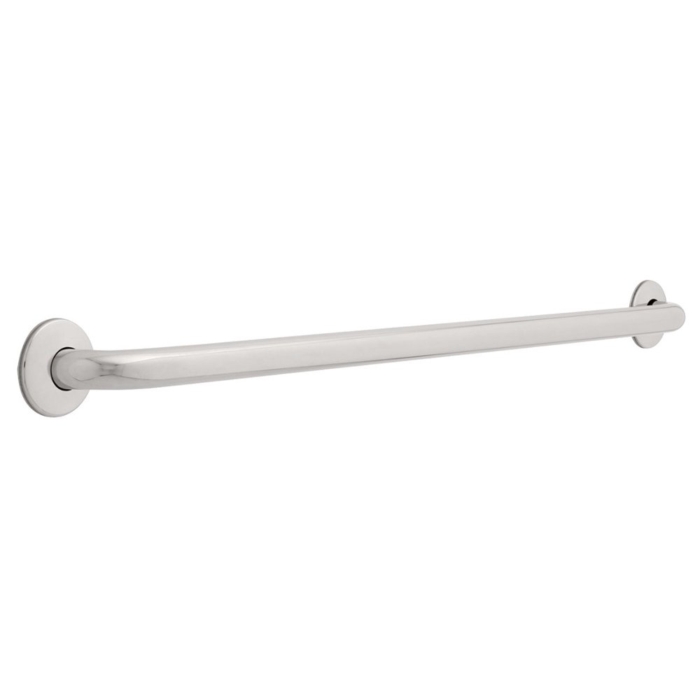 36" x 1 1/4" Concealed Screw Grab Bar in Bright Stainless Steel