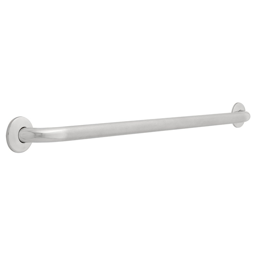 36" x 1 1/4" Concealed Screw Grab Bar in Peened & Bright Stainless