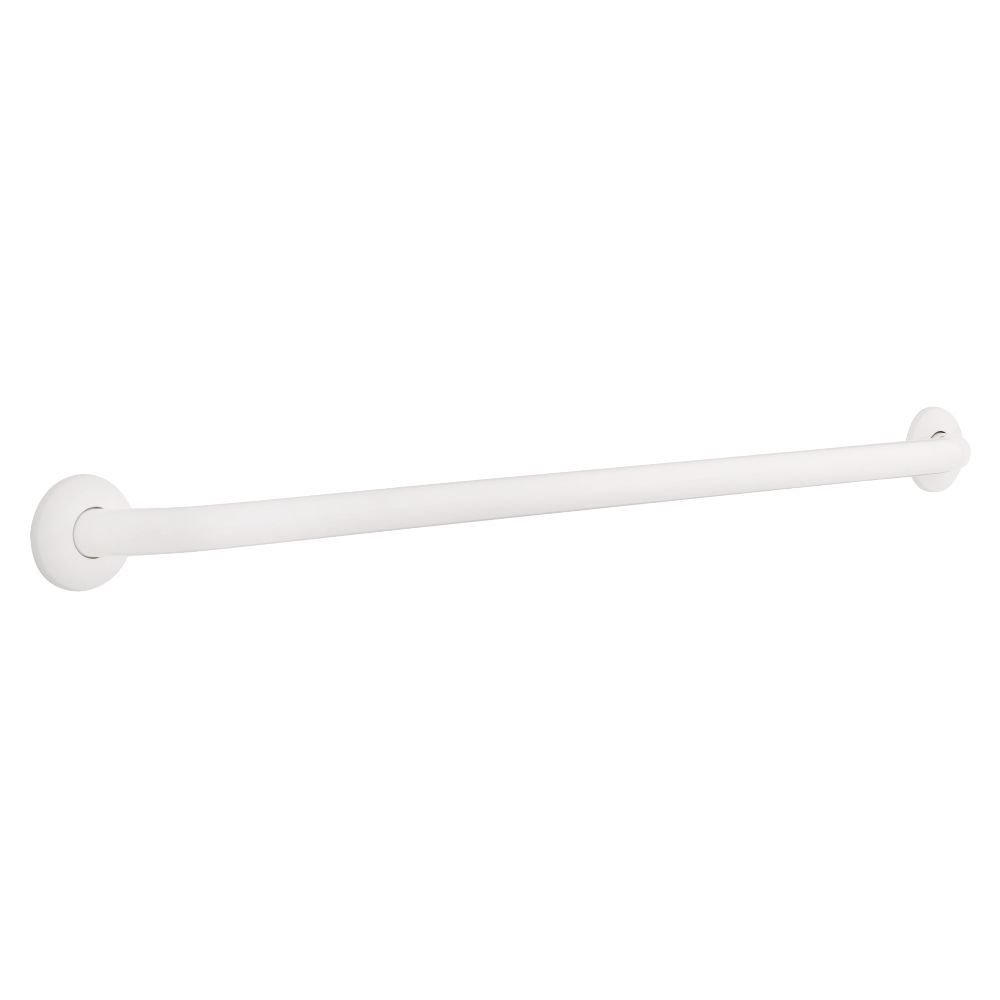 1 1/4" OD x 36" Length Concealed Mounting in White