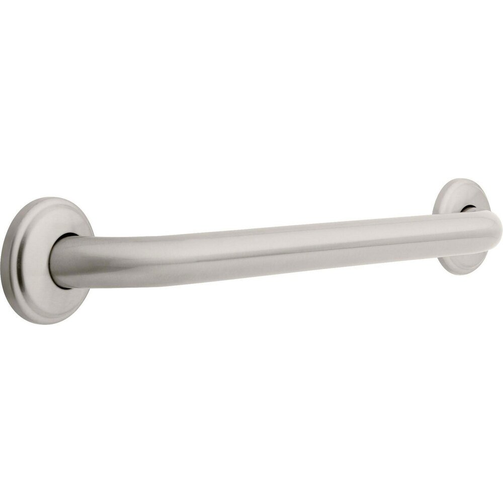 1 1/4" OD x 18" Length Concealed Mounting in Satin Nickel