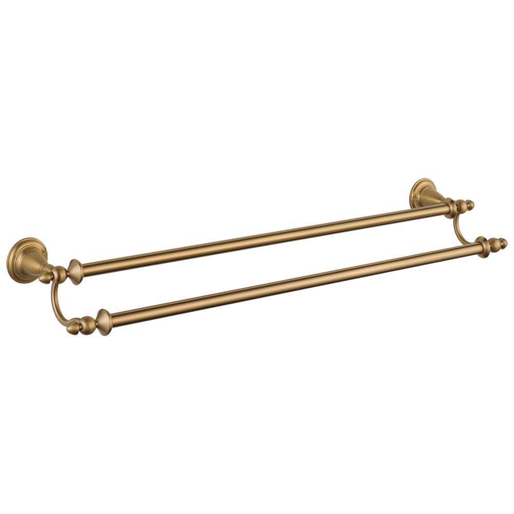 24" Double Towel Bar in Champagne Bronze