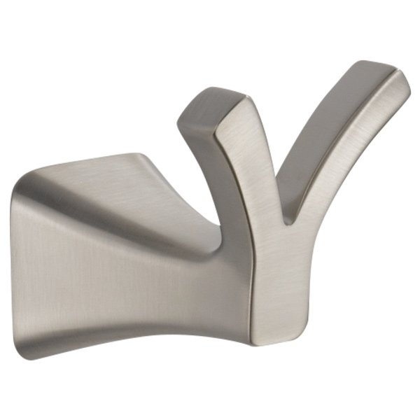 Double Robe Hook in Brilliance Stainless Steel