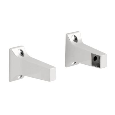 One Pair Towel Bar Posts only (2 Per Pkg) in Polished Chrome