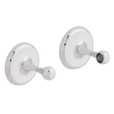 One Pair Towel Bar Posts Only (2 Per Pkg) in Polished Chrome