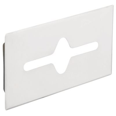 Snap-on Cover for Recessed Tissue Dispenser in Bright Stainless Steel