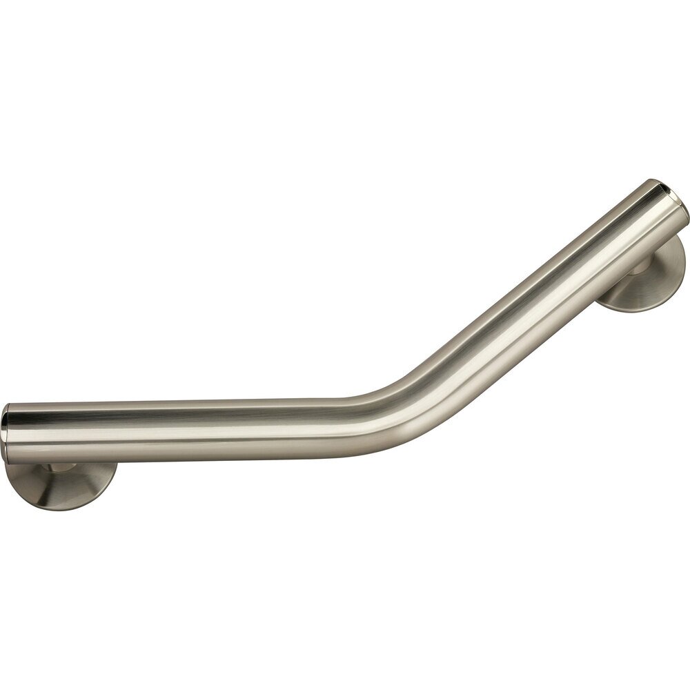 16 in. x 1-1/4 in. Concealed  Angled Assist Bar in Satin Nickel