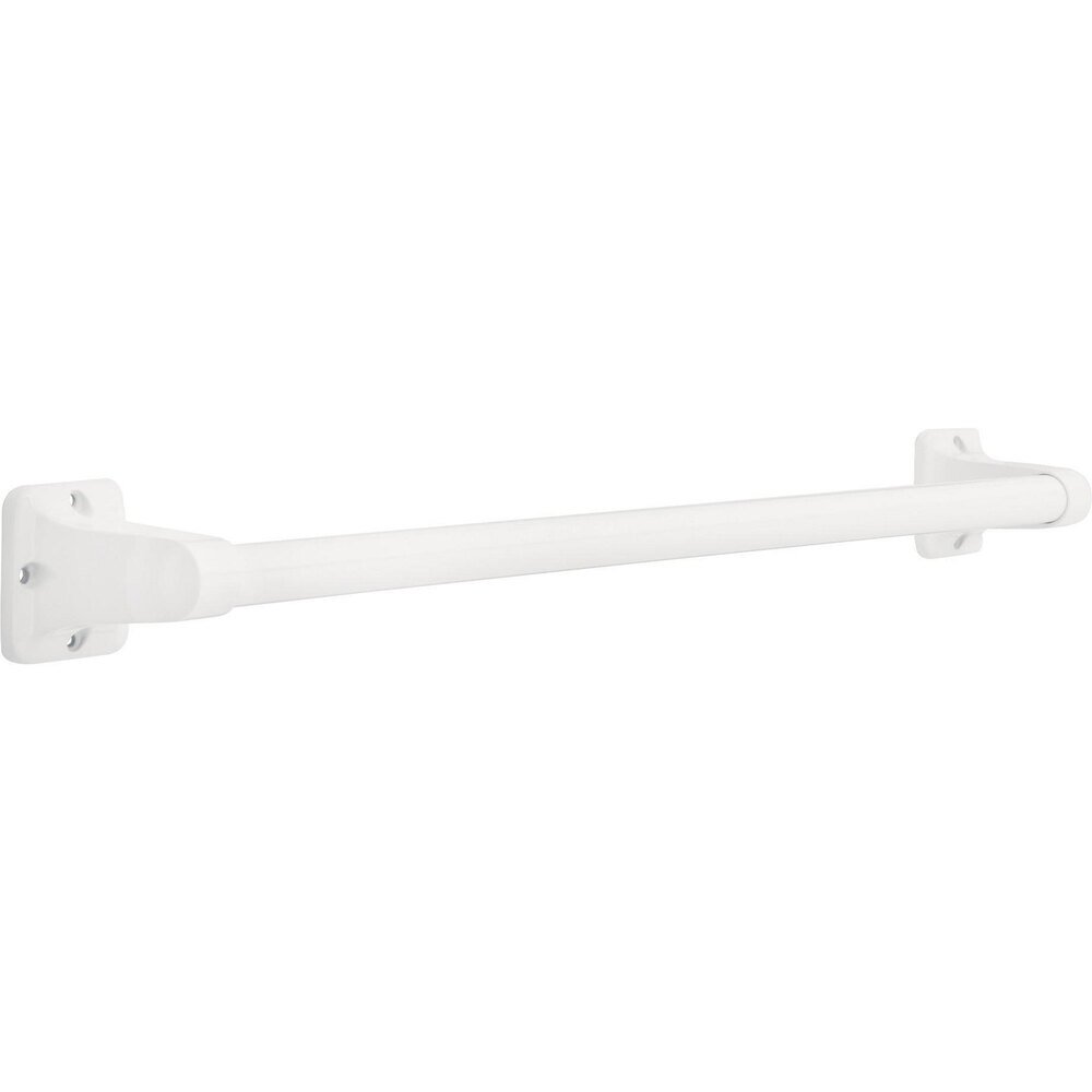24" x 7/8" Exposed Screw Residential Assist Bar in Optic White
