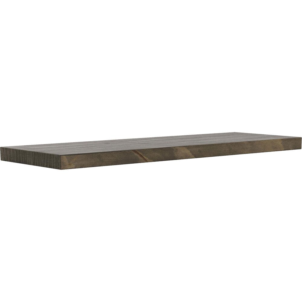 24" x 8" Solid Wood Shelf in Medium Wood Stain