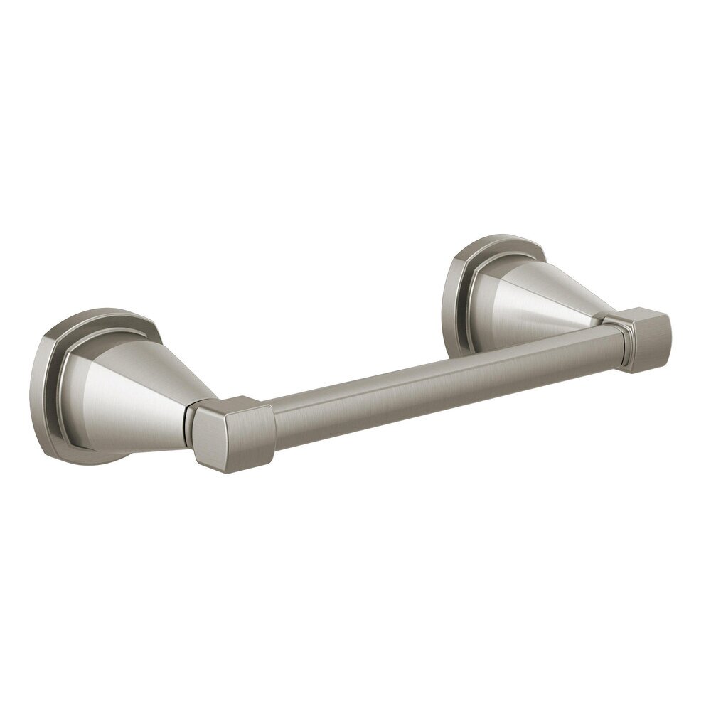 Double Post Pivoting Toilet Paper Holder in Brilliance Stainless