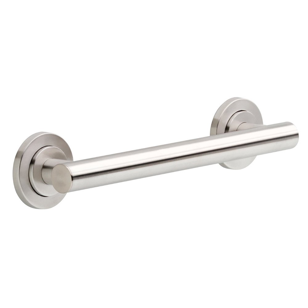 12" x 1 1/4" Decorative ADA Grab Bar in Stainless Steel