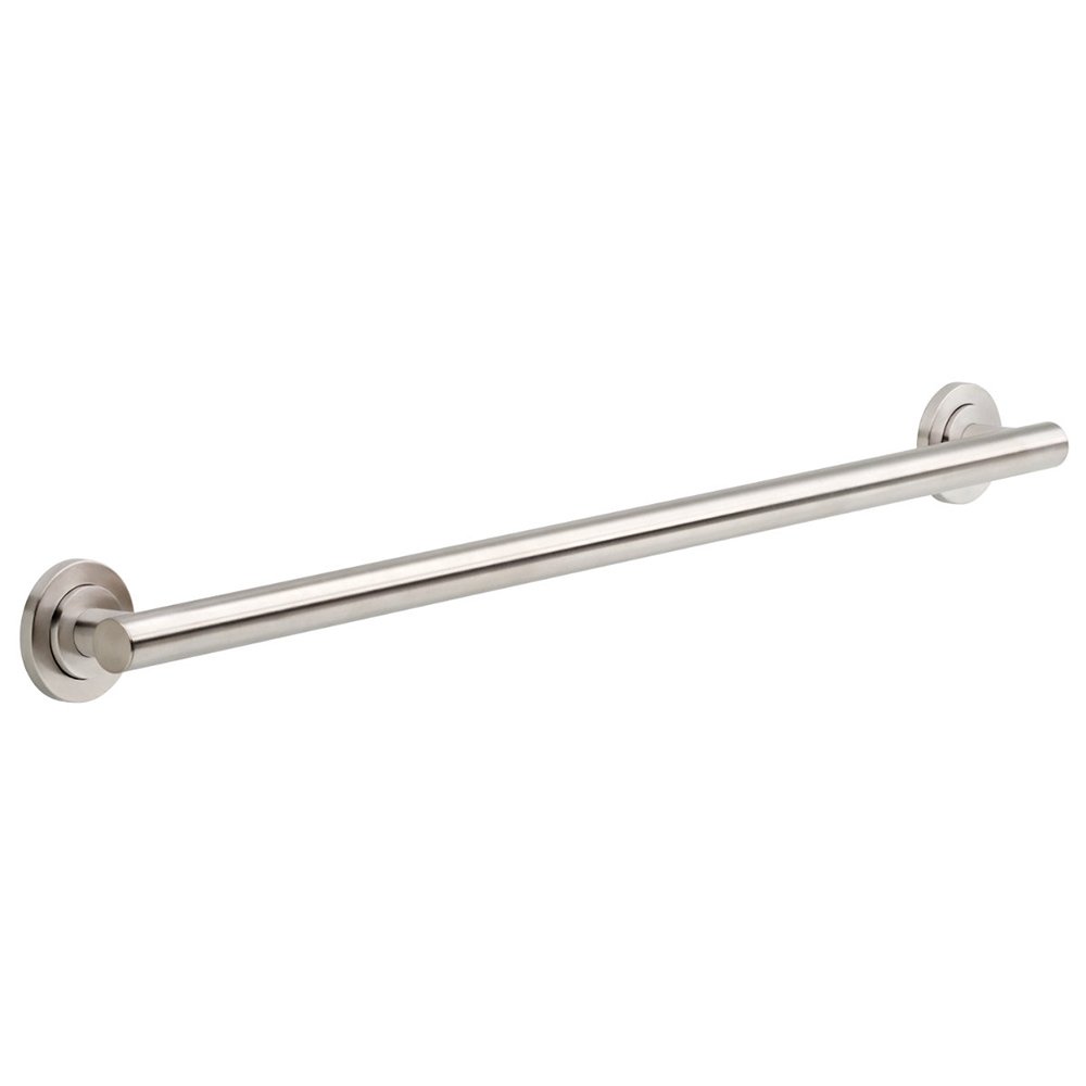 32" x 1 1/4" Decorative ADA Grab Bar in Stainless Steel