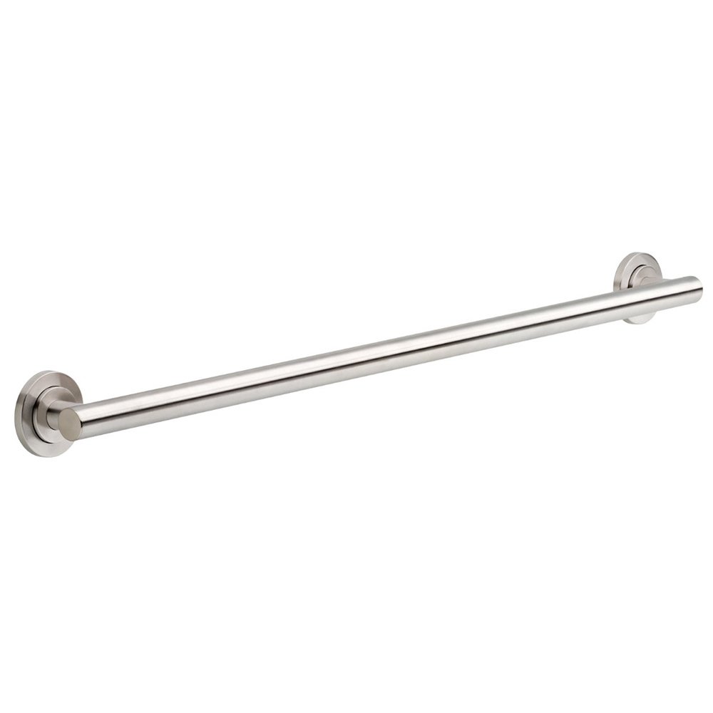 36" x 1 1/4" Decorative ADA Grab Bar in Stainless Steel