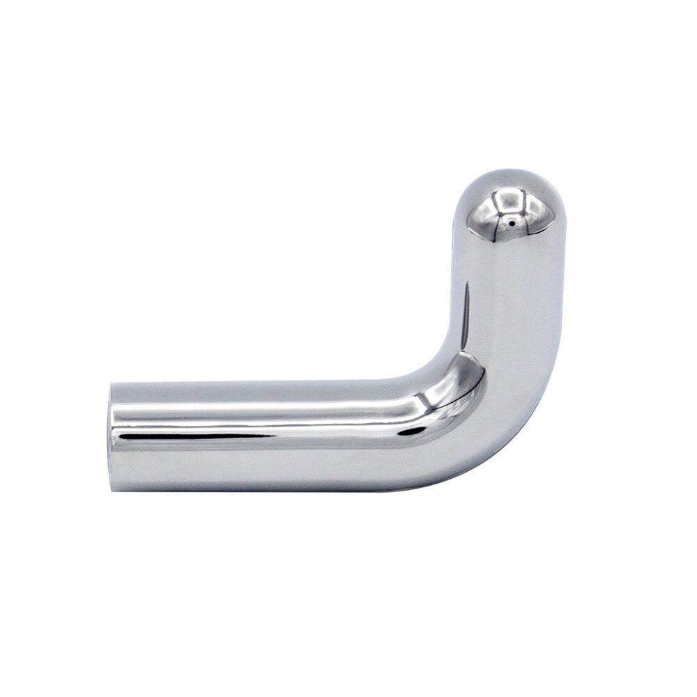 2 1/2" Surface Mount Hook in Polished Stainless Steel