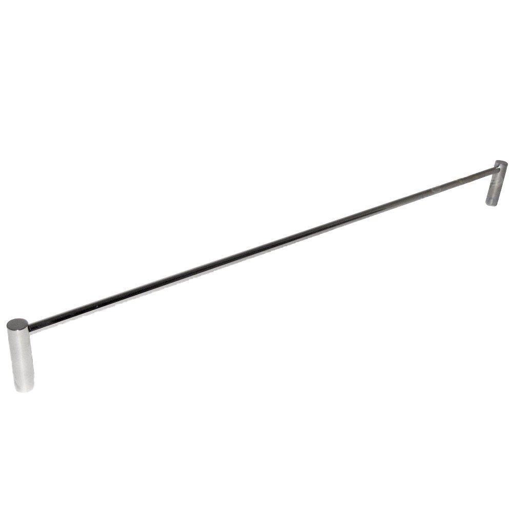 29 1/2" Centers Round Towel Bar with Round Post in Polished Stainless Steel