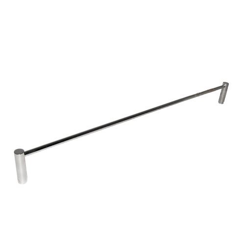 23 5/8" Centers Round Towel Bar with Round Post in Polished Stainless Steel