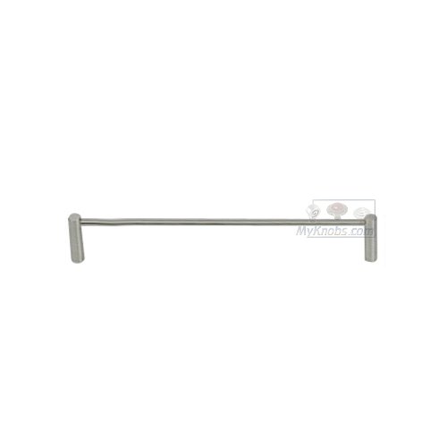 11 13/16" Centers Round Towel Bar with Round Post in Satin Stainless Steel