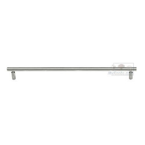 31 1/2" Round Towel Bar with Round Post in Satin Stainless Steel