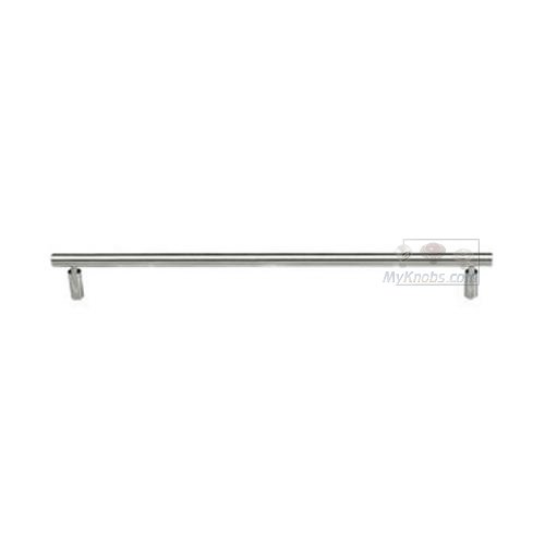 25 5/8" Round Towel Bar with Round Post in Satin Stainless Steel