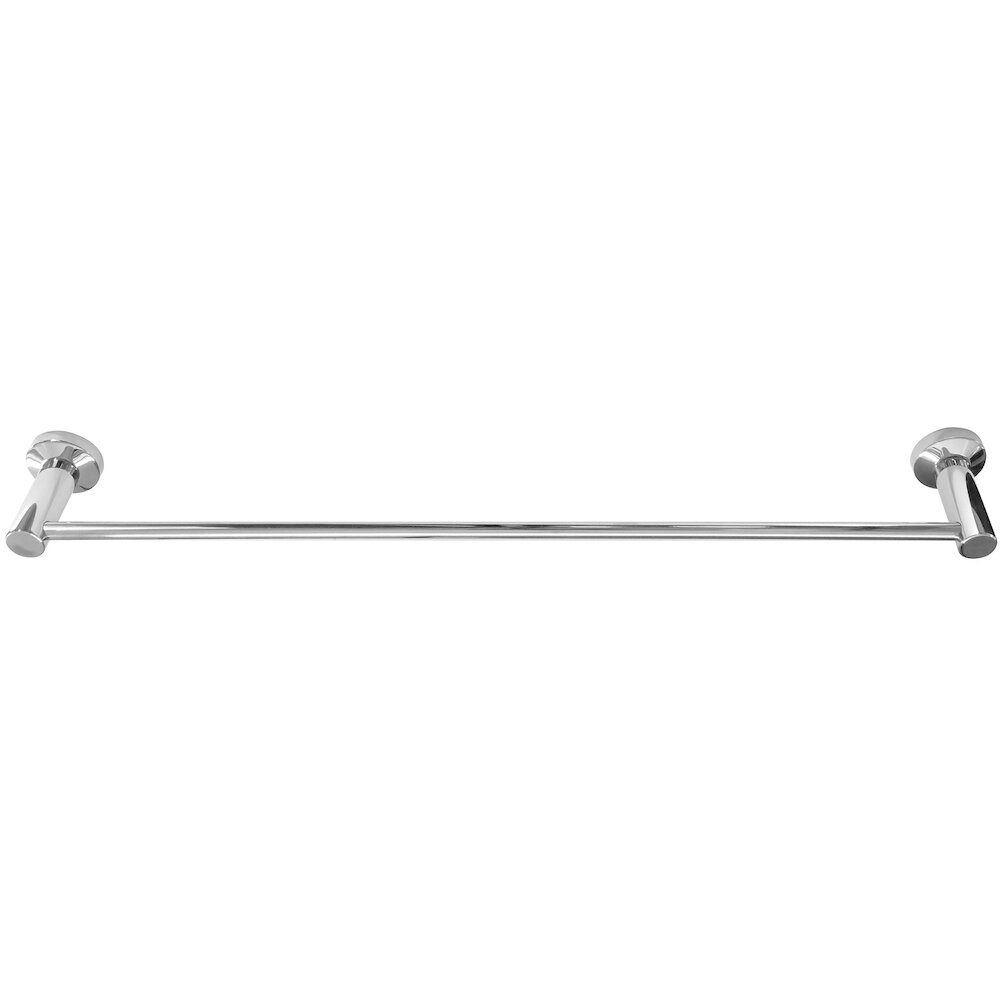 18" Single Towel Bar in Polished Stainless Steel