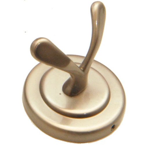 Double Robe Hook in Pewter