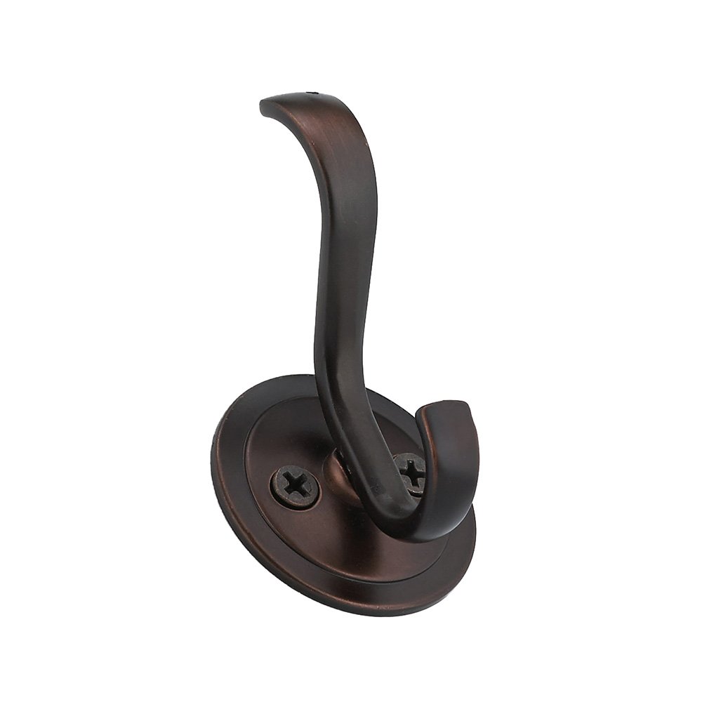 Classic Single Metal Hook in Brushed Oil Rubbed Bronze