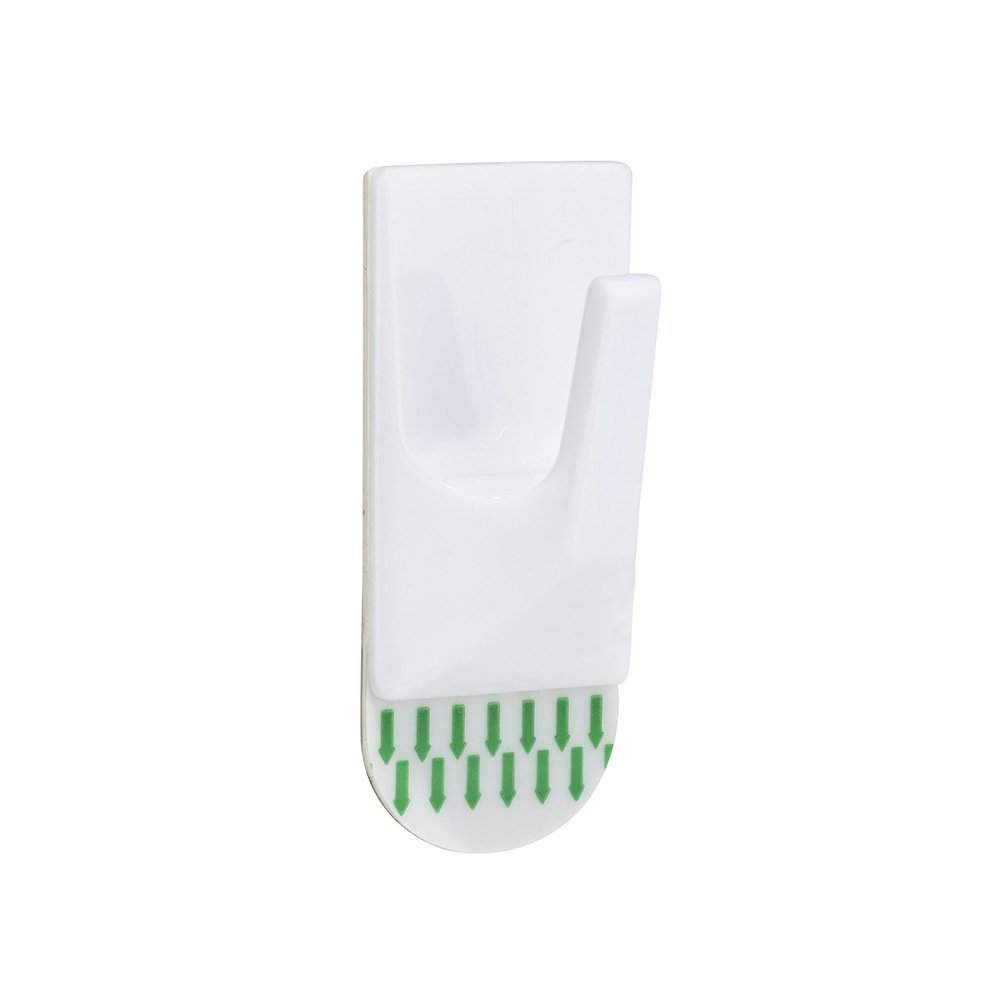 Single Utility Adhesive Hook in White