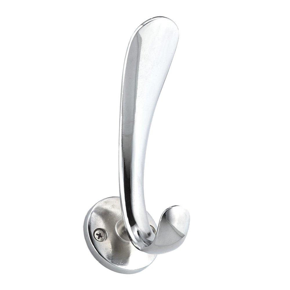 Single Contemporary Metal Hook in Chrome