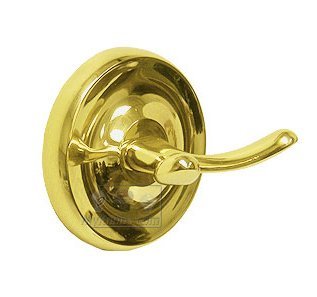 Double Hook in Polished Brass