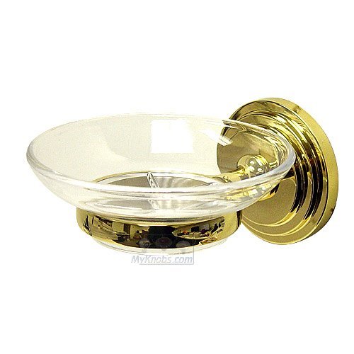 Soap Dish in Polished Brass
