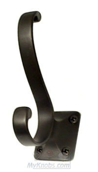 Plain Hat and Coat Hook in Oil Rubbed Bronze