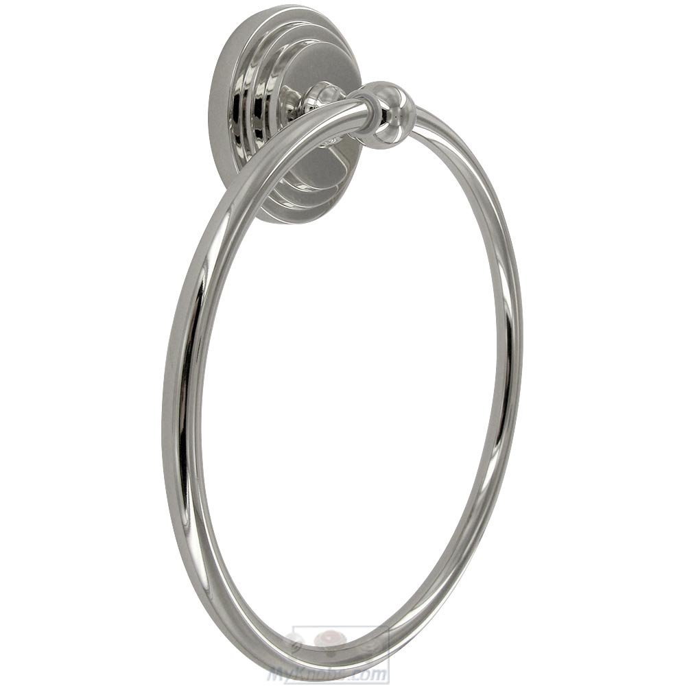 Step Up Base Towel Ring in Polished Nickel