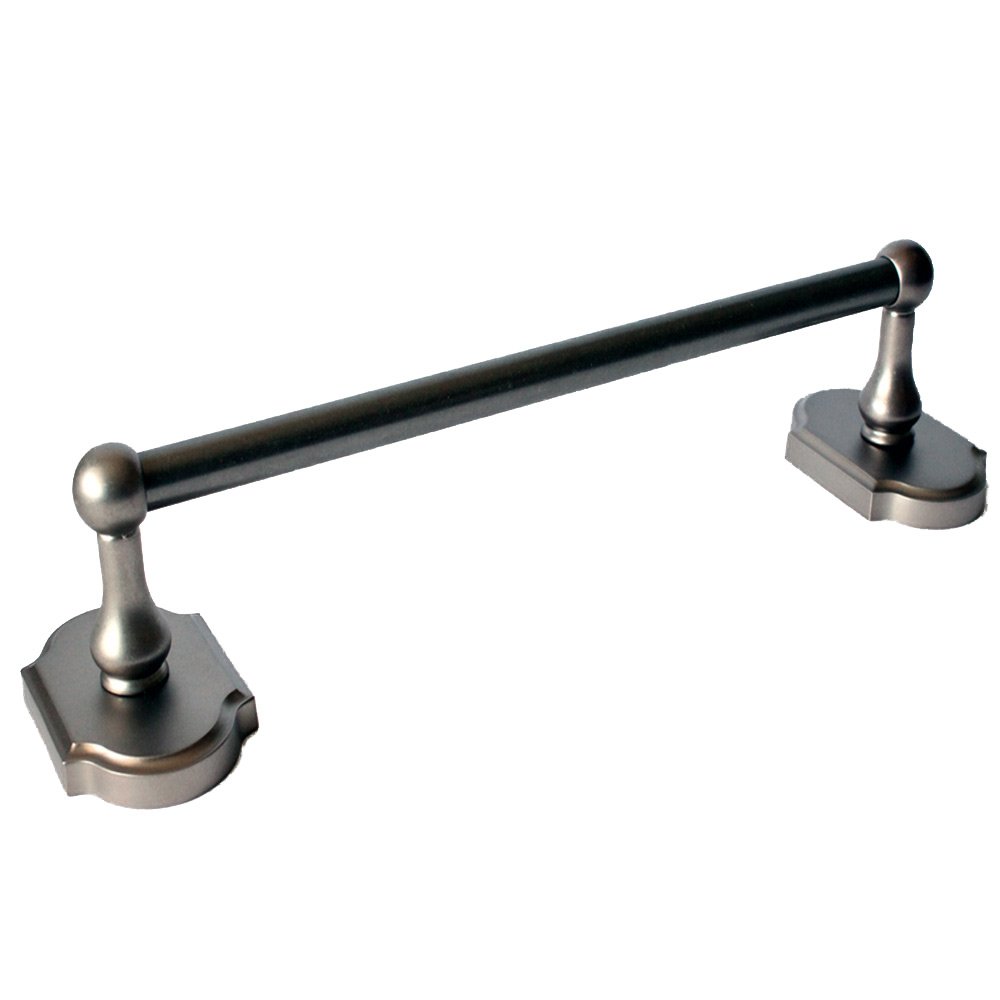 18" Towel Bar in Weathered Pewter