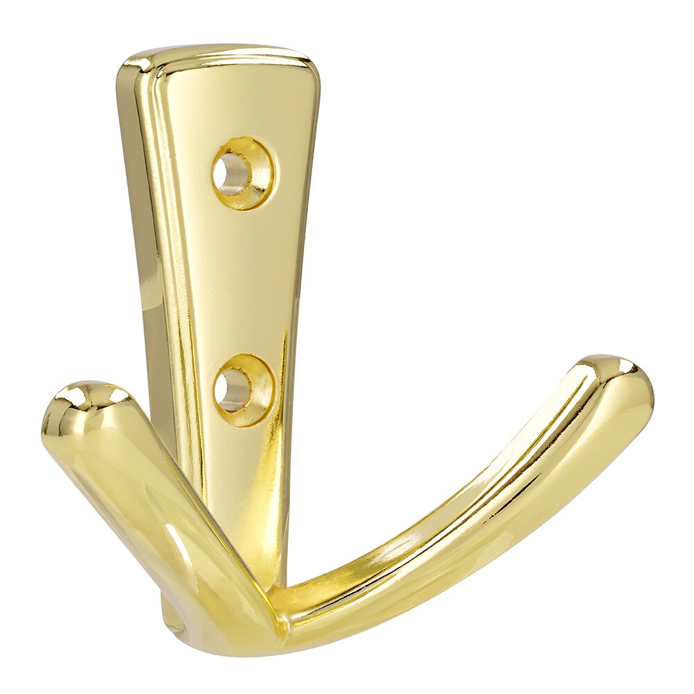 Hook in Bright Brass
