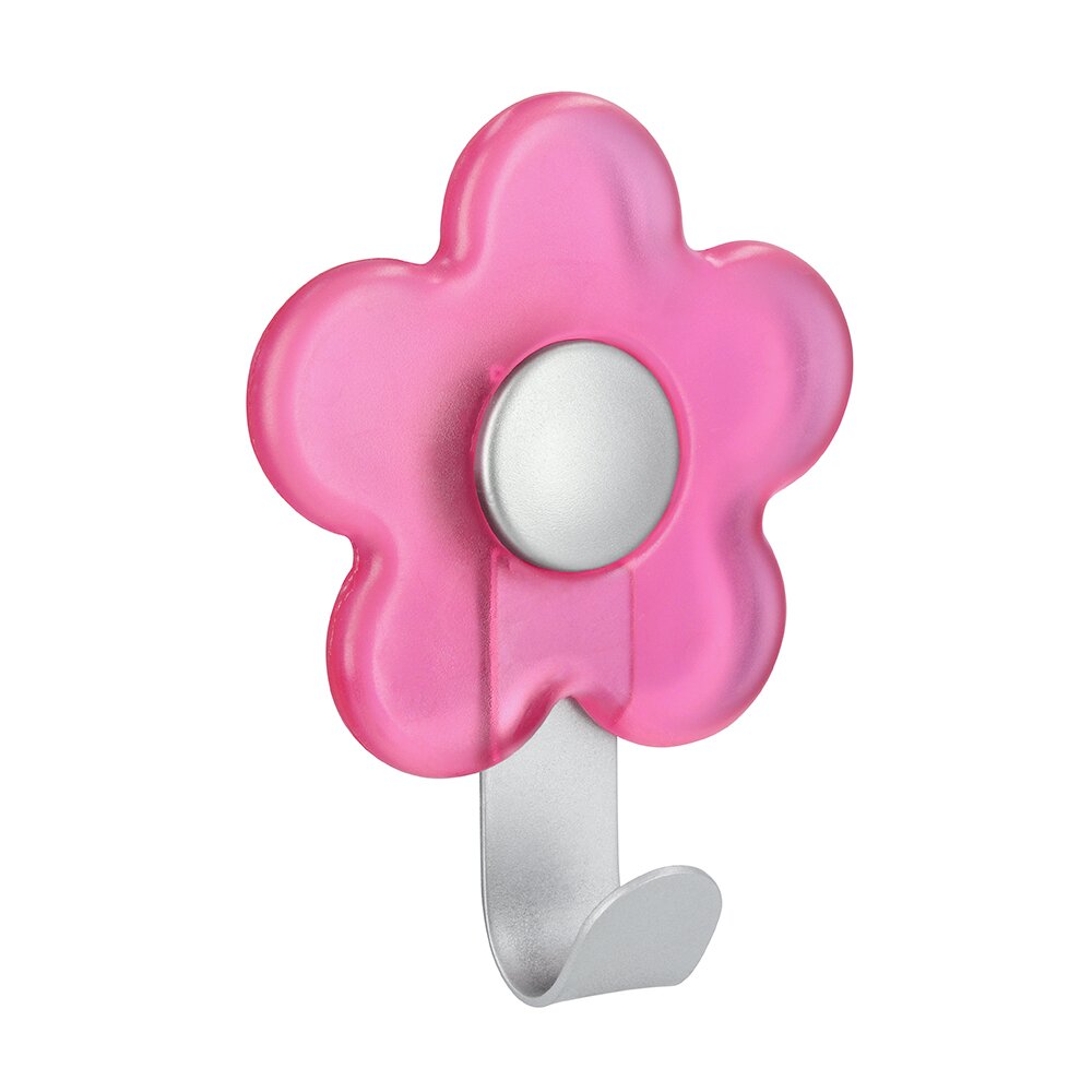 Flower Hook in Pink/Aluminum
