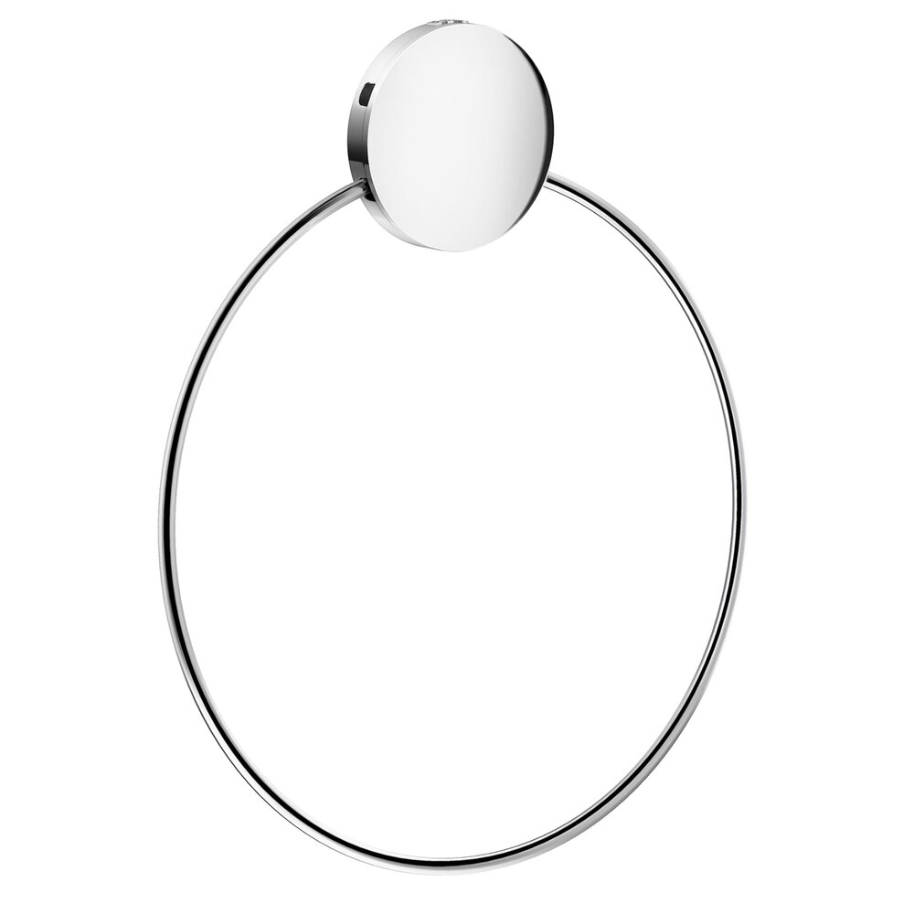 Self Adhesive Towel Ring in Polished Chrome